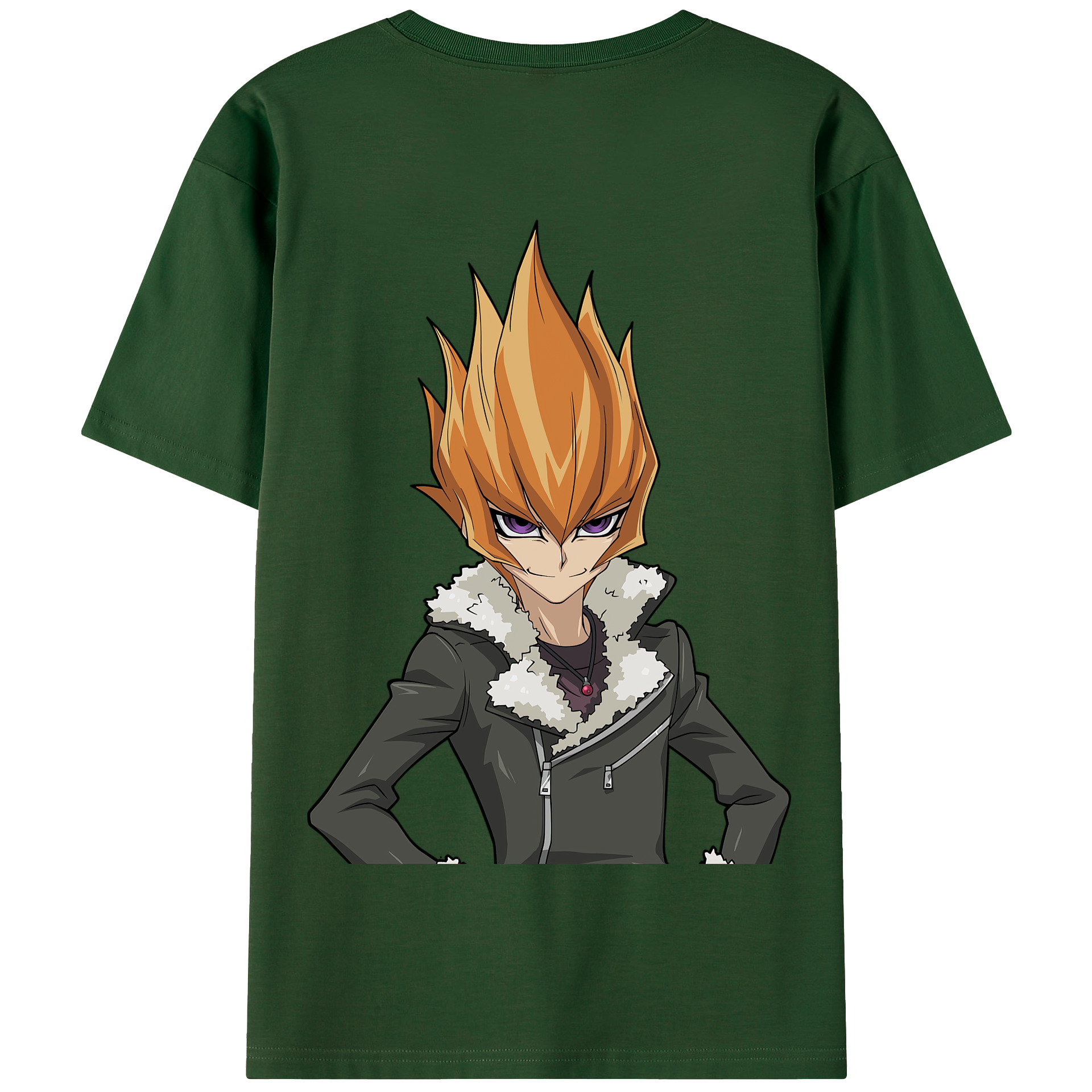 （画像用） 遊☆戯☆王 Yu-Gi-Oh! 綿100％半袖Tシャツ（背面プリント）